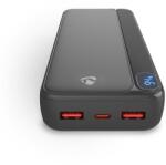 Nedis PBKPD20W225BK powerbank hordozható külső akkumulátor, power bank 20 000mAh, 1, 5 / 1, 67 / 2, 0 / 2, 22 / 3, 0 A (PBKPD20W225BK)