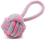  Jucarie minge franghie & maner pink 9 cm