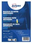 Avery Zweckform Brățară de identificare, rezistentă la rupere, 265x19 mm, AVERY ZWECKFORM "Tyvek", galbenă, 500 buc