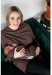  Szett császárnőknek Moniel + Císařovnám hosszú Chocolate szoptatós pulóverrel, L-es méret