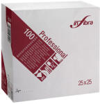 INFIBRA Szalvéta 25x25cm fehér 2 réteg 100 lap/csomag (I0318) - pepita