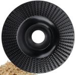 Verk Group Fekete színű, volfrám-karbid anyagból készült, 125mm átmérőjű fafaragó szlifertárcsa (11497_CZ)