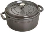 Staub Oală de gătit rotundă, gri grafit O 22 cm Staub (ST1102218)