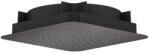 Hansgrohe Citterio C Fejzuhany 27x27 cm, csiszolt fekete króm 28794340 (28794340)