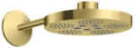 Hansgrohe One Fejzuhany, átmérő 28 cm, 2 vízsugár, szálcsiszolt sárgaréz 48492950 (48492950)