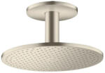 Hansgrohe ShowerSolutions Fejzuhany, átmérő 30 cm, 2 fúvókával, szálcsiszolt nikkel 35304820 (35304820)