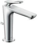 Hansgrohe Citterio C, Cubic Cut kialakítás, Mosdócsaptelep leeresztővel, EcoSmart, CoolStart, króm 49031000 (49031000)