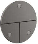 Hansgrohe ShowerSelect ID Rejtett szelep 3 készülékhez, szálcsiszolt fekete króm 36779340 (36779340)