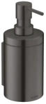 Hansgrohe Universal Circular Szappanadagoló tartóval, szálcsiszolt fekete króm 42810340 (42810340)