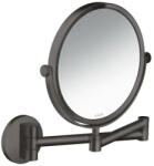 Hansgrohe Universal Circular Kozmetikai fali tükör, csiszolt fekete króm 42849340 (42849340)