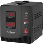  NJOY Toroid Transzformátor 2000VA - Alvis 2000 AVR (Kimenet: 2x Shucko, LCD kijelző, indítás késleltetés) (AVRL-20002AL-CS01B)
