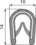 Morek Cheder 1, 0-4, 0mm RAL 9005 rola neagra 100m (MCA001AB12)