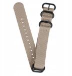 Pacific Paraméterek, termékleírás Premium Elastic Nato karóraszíj bézs 22mm (PN 22.06B)
