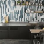 Durstone Gresie tip decor Durstone Imagine Blue Portelanata Lucioasa 6x25 cm