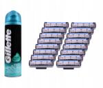 KOMA M3 16 db Gillette Mach 3 kompatibilis borotvapenge gél (SET_M3_BRIT)