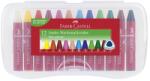 Faber-Castell Creioane cerate, 12 culori/set, FABER-CASTELL Jumbo (FC120011)
