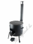  45cm Bográcsház+ grillrács 50 cm szett (8részes)
