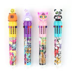 Nebulo Funny animals 10 színű golyóstoll (DTG-10COL-003) - tintasziget