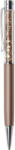 Art Crystella Golyóstoll, rose gold, felül topáz SWAROVSKI® kristállyal töltve, 14 cm, ART CRYSTELLA® (TSWG402) - tintasziget