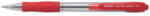 Pilot Golyóstoll, 0, 22 mm, nyomógombos, PILOT "Super Grip", piros (PSGGP)