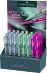 Faber-Castell Golyóstoll display, 1 mm, XB, nyomógombos, FABER-CASTELL "Poly Ball View Aurora", vegyes színek (TFC145758) - tintasziget