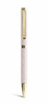 FILOFAX Golyóstoll, 0, 8 mm, arany színű klip, rózsaszín tolltest, FILOFAX "Confetti", fekete (NFX132707) - tintasziget