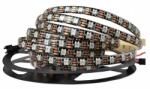  Címezhető Led szalag Rgbic WS2812B 18 W többszínű IP65 1m (60LED/m/IP65/Black)