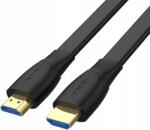 Unitek Hdmi kábel Unitek High Speed 2.0 4K 60Hz lapos 1m (C11063BK-1M)