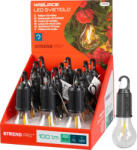 Strend Pro Kempinglámpa Strend Pro, LED, 100 lm, 400 mAh, USB-C töltés (12 db) (STP012172978)