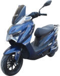 RDB Scuter Electric Fara Permis RDB ROYAL, 2000W, 25km h, Autonomie Maxima 90km, Albastru (RDB ROYAL Albastru)