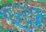 Jumbo - Puzzle Jan van Haasteren: Campionatele de hochei - 1 000 piese Puzzle