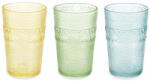 Decorer Set 6 pahare sticla multicolora Ø 8 cm x 12, 5 H, 350 ml (A80.22.36) Pahar