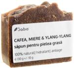 Sabio Sapun natural pentru pielea grasa cu cafea + miere si ylang-ylang, 130g, Sabio