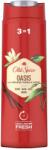 Old Spice Gel de dus 3 in 1 Oasis, 400ml, Old Spice
