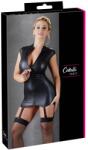 Cottelli PARTY Rochie Mini cu Portjartier și Fermoar 2 Way - Negru , S