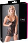 Cottelli LINGERIE Rochie din Dantelă cu Fermoar Frontal 2 Way - Negru , S
