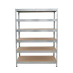 AR Shelving RIVET PRO nagy teherbírású állvány, 252×120×60 cm, 6 szint, forgácslap polccal, 260 kg/polc, horganyzott