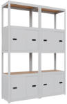 AR Shelving AR Style Set 16 - Niedrige Türen 150x140x40 - 4L, 198×140×40 cm, 5 szint