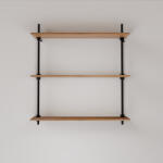 AR Shelving Fém polcos állvány 92, 5 cm szabadon álló DECO rendszer
