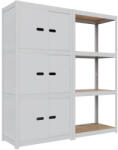 AR Shelving Polcrendszer, 150×140×40 cm, 4 szint