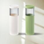 Viyogo Set 2 pahare pentru pasta/periuta de dinti, 20 x 6 cm, 1 x alb - 1 x verde