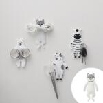 Viyogo Cuier autoadeziv in forma de animale, suport reutilizabil pentru accesorii, Catelus