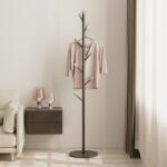 Viyogo Cuier metalic pentru haine in forma de pom, 7 agatatori, 170 x 29 cm, negru