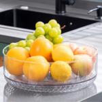 Viyogo Organizator rotativ 360° pentru depozitare, 29 x 9.5 cm, transparent