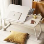 Viyogo Masa pliabila pentru laptop cu suport pentru pahar, reglabila pe inaltime 5 pozitii, 55.3 x 24 x 32 cm, alb Suport laptop