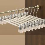 Viyogo Set 10 umerase cu clips pentru pantaloni, otel, 31 x 13 cm, crem