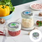 Viyogo Tocator mecanic pentru fructe si legume, 2 cutite, 200 ml Masina de tocat manual
