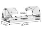 Viyogo Set 20 de suporturi autoadezive pentru organizare cablu de 4-6mm, 30 x 11 mm