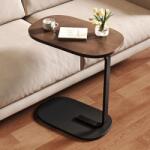 Viyogo Masuta dreptunghiulara pentru cafea, lemn cu metal, 45 x 59.5 x 28 cm, maro cu negru Masa de cafea