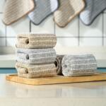 Viyogo Set 5 lavete reutilizabile din microfibra super fina si moale, nu lasa scame, 30 x 30 cm